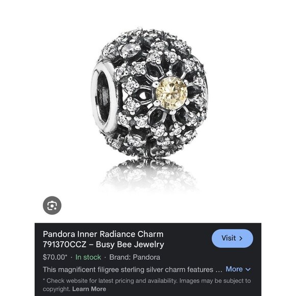 2 Pandora Inner Radiance Charms - Picture 7 of 7